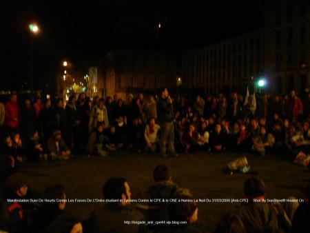 Heurts !!!!! Mouvement étudiant et Lyceens Dans La Nuit Du 31 03 2006 5